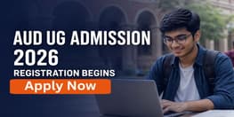 AUD UG Admission 2026 Registration Begins Check Last Date